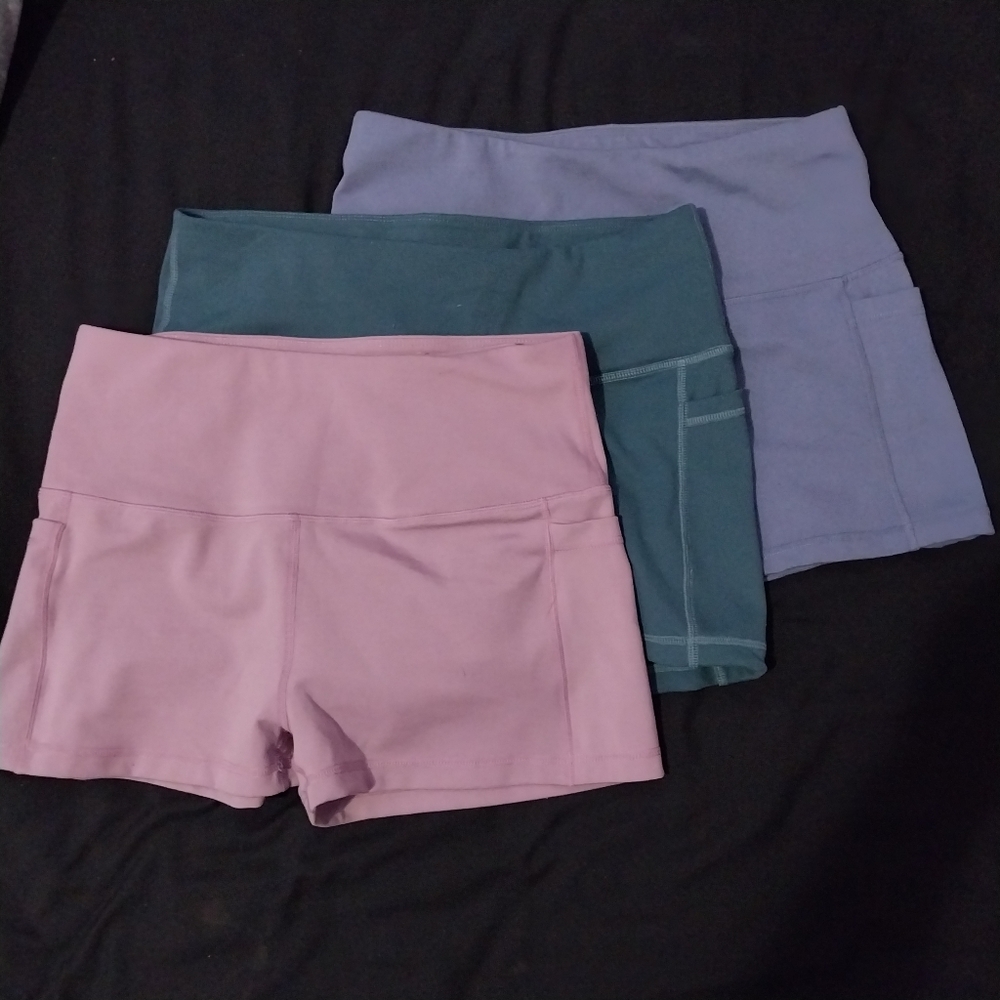 Workout Athletic Gym Shorts Set Lot